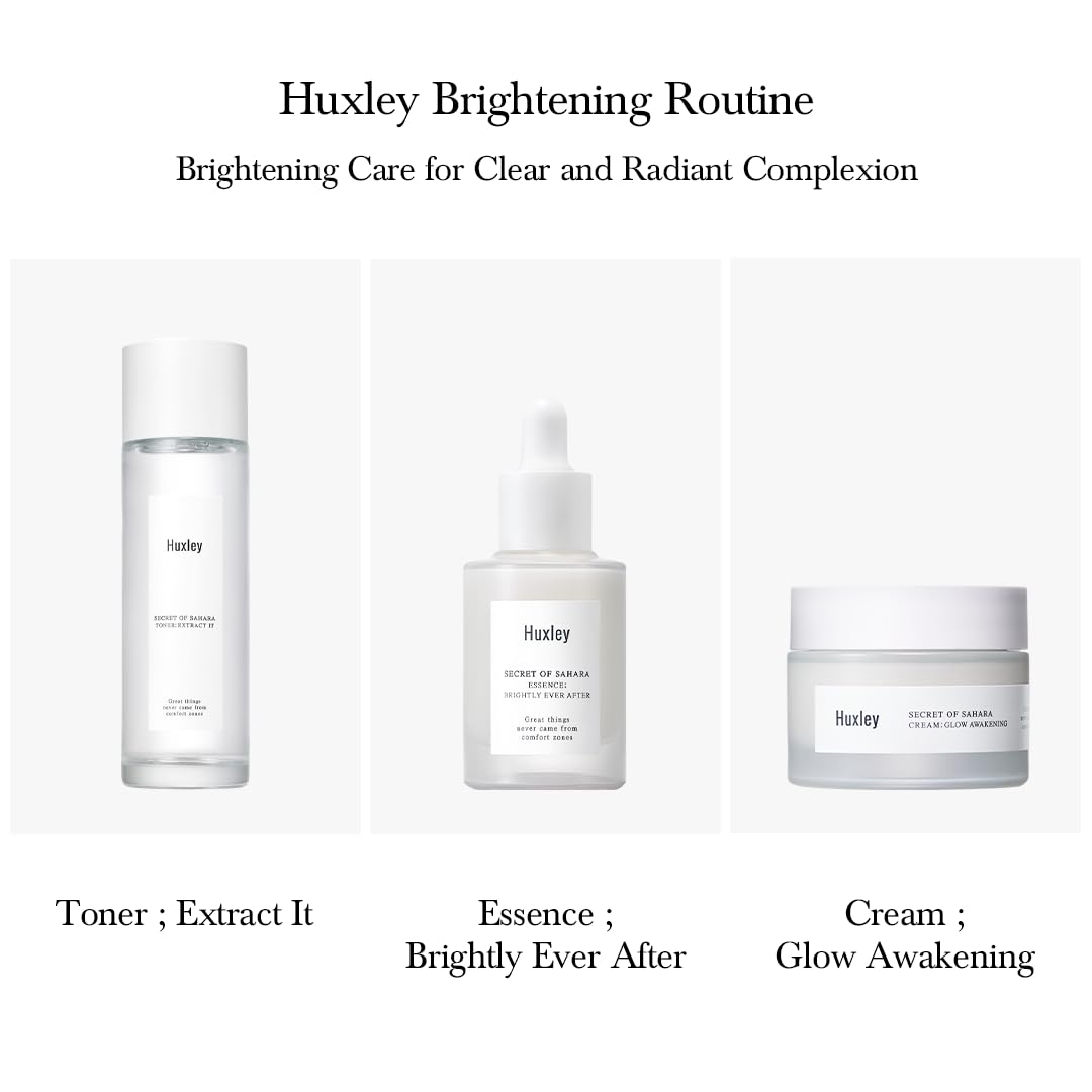 Huxley SECRET OF SAHARA スキンケアセット Huxley Secret of Sahara BRIGHTLY EVER AFTER Essence - 30ml